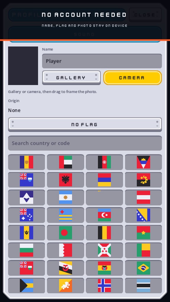 Smash Button – Profil ohne Account